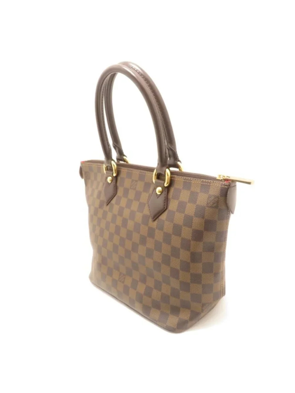 Louis Vuitton Saleya PM Damier Handbag Canvas Brown